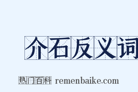 蔣介石反义词是什么意思的图片